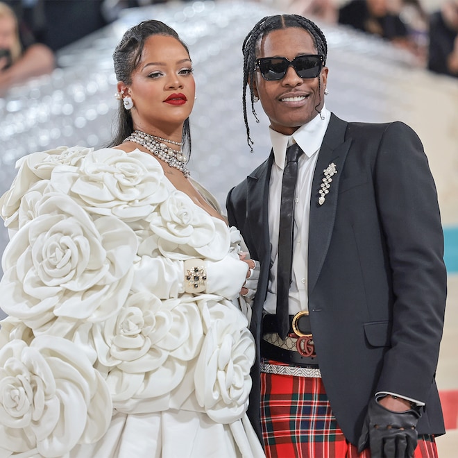A$AP Rocky, Rihanna, 2023 Met Gala, Arrivals, Couples